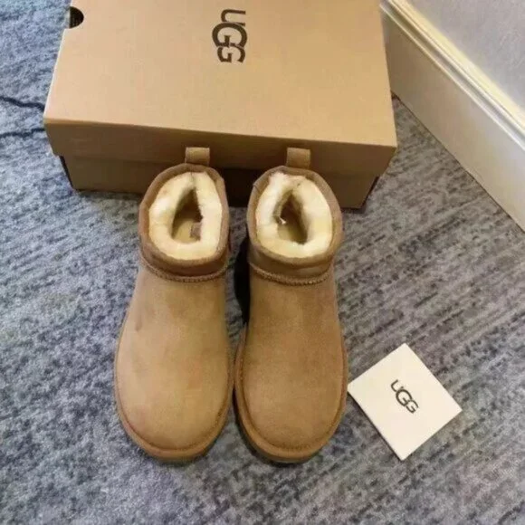 UGG Classic Ultra Mini Water-Resistant Booties Women's - Picture 4 of 7